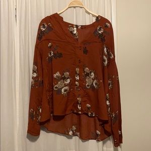 Long sleeve blouse